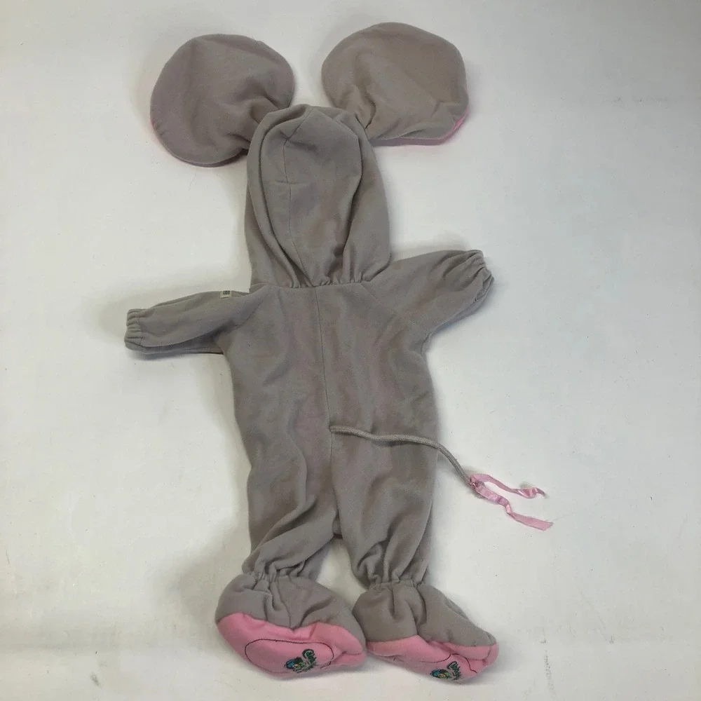 1984 VTG‎ Cabbage Patch Kids Gray Pink Mouse Costume One Piece Doll Costume